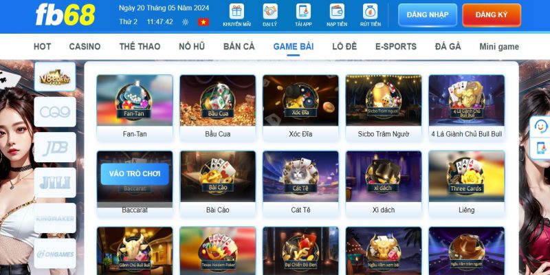 Lý do sảnh cược game bài lại được yêu thích